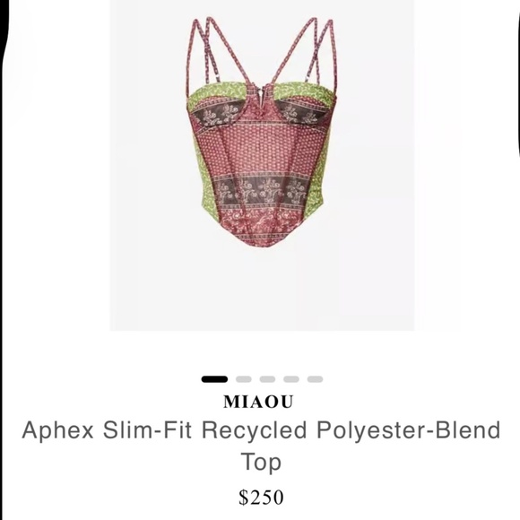 MIAOU “Aphex” Corset in Burgundy - Picture 4 of 8